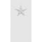 Ekena Millwork Standard Foster Star Plinth Block With Square Edge, 5"W x 10"H x 3/4"P PBP050X100X075FOS06 - alternate 3